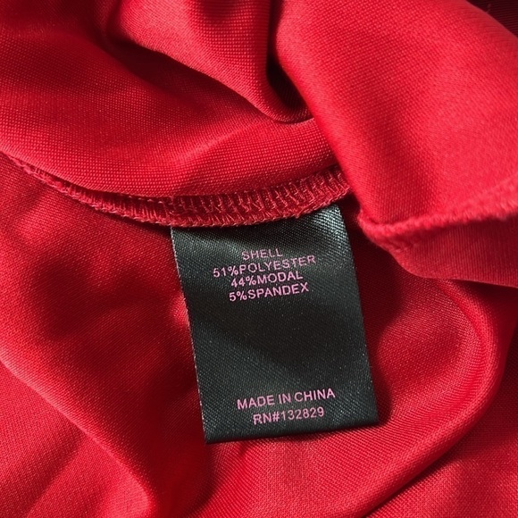 Michael Costello Beautrix Cut Out Long Sleeve Mini Dress in Red Size XS - Picture 10 of 11